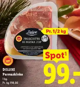 Lidl Parmaskinke (Prosciutto di Parma) tilbud