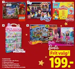 Lidl Hot Wheels eller Barbie julekalender tilbud