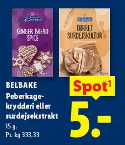 Lidl Belbake - Peberkage-krydderi / Tørret surdejskultur tilbud