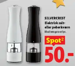 Lidl Elektrisk salt- eller peberkværn tilbud