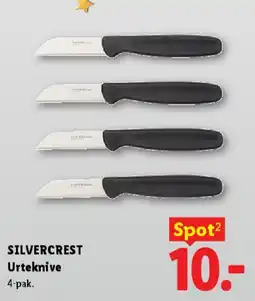 Lidl SILVERCREST Urteknive (4-pak) tilbud