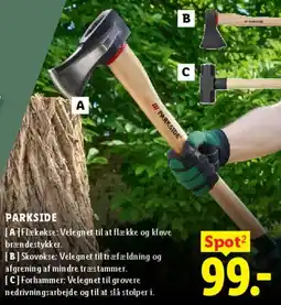 Lidl PARKSIDE økse / hammer (A, B, C) tilbud