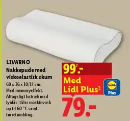Lidl Nakkepude med viskoelastisk skum tilbud