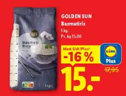 Lidl Golden Sun Basmati ris tilbud