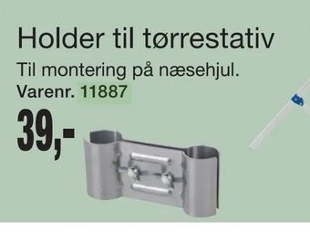 Harald Nyborg Holder til tørrestativ tilbud