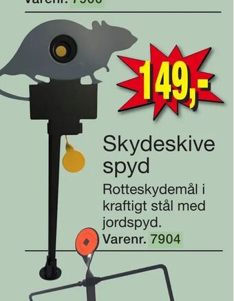 Harald Nyborg Skydeskive spyd tilbud