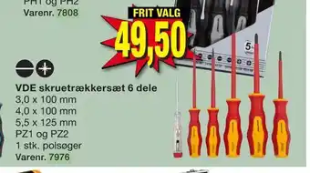 Harald Nyborg VDE skruetrækkersæt tilbud