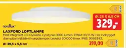 jem & fix Nordlux laxford loftlampe tilbud