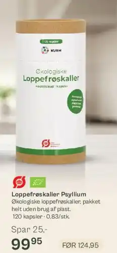 Helsam Økologiske Loppefrøskaller (psyllium) tilbud