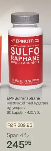 Helsam EPI-Sulforaphane tilbud