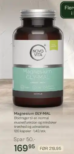 Helsam Magnesium GLY-MAL tilbud