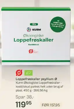 Helsam Loppefrøskaller Psyllium tilbud