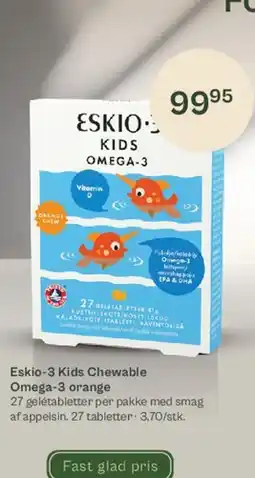 Helsam Eskio-3 Kids Chewable Omega-3 tilbud