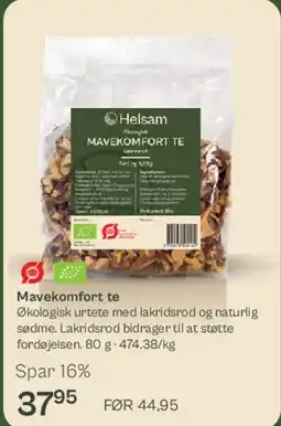 Helsam Mavekomfort te tilbud