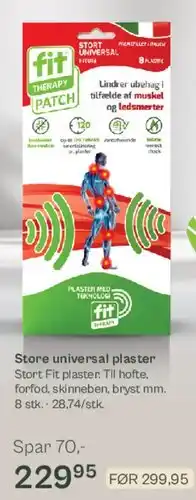 Helsam Store universal plaster tilbud