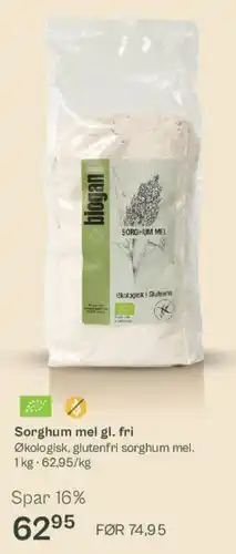 Helsam Sorghum mel (glutenfri) tilbud