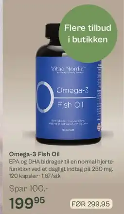 Helsam Omega-3 Fish Oil tilbud