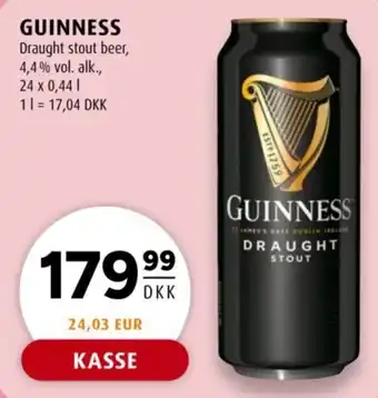 Guinness draught stout beer