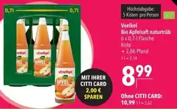 Citti Voelkel Bio Apfelsaft naturtrüb tilbud