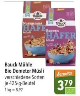 Citti Bauck Mühle Bio Demeter Müsli tilbud