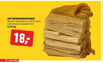 jem & fix Optændingspinde tilbud