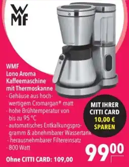 Citti WMF Lono Aroma Kaffeemaschine tilbud