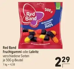 Citti Red Band Fruchtgummi oder Lakritz tilbud