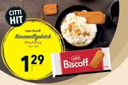 Citti Lotus Biscoff Karamellgebäck tilbud