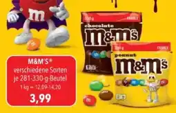Citti M&M'S verschiedene Sorten tilbud