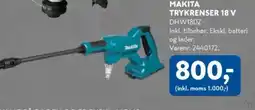 Davidsen Makita trykrenser 18 v DHW180Z tilbud