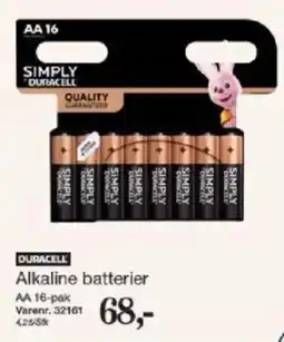 Harald Nyborg Duracell Alkaline batterier tilbud