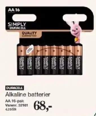 Duracell Alkaline batterier