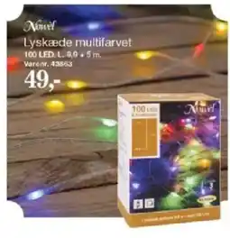 Harald Nyborg Novel Lyskæde multifarvet tilbud