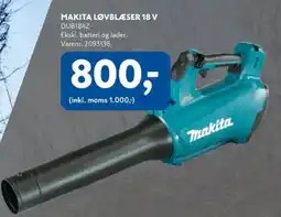 Davidsen Makita løvblæser 18 v tilbud