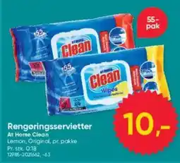 BigDollar At Home Clean Rengøringsservietter tilbud