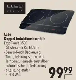 Citti Caso Doppel-Induktionskochfeld Ergo Touch 3500 tilbud