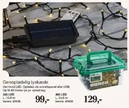 Harald Nyborg Genopladelig lyskæde tilbud