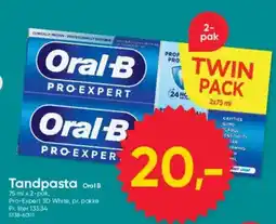 BigDollar Tandpasta Oral B tilbud