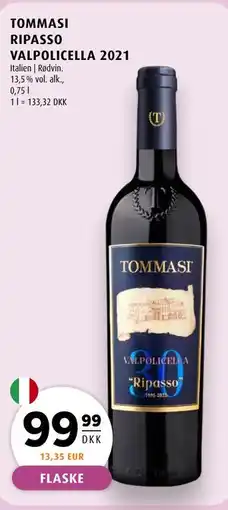 Scandinavian Park TOMMASI RIPASSO VALPOLICELLA 2021 tilbud