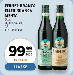 Scandinavian Park FERNET-BRANCA ELLER BRANCA MENTA tilbud
