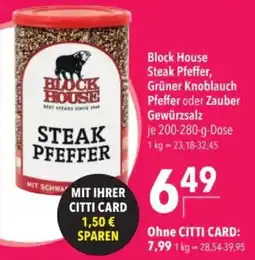 Citti Block House Steak Pfeffer tilbud