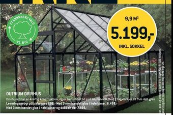 XL-BYG Outrium drivhus tilbud