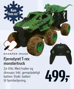 Føtex Sharper Image Fjernstyret T-rex monstertruck tilbud