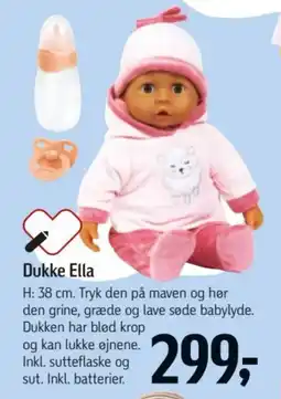 Føtex Dukke Ella tilbud