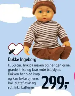 Føtex Dukke Ingeborg tilbud