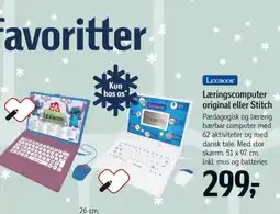 Føtex Lexibook Læringscomputer original eller Stitch tilbud
