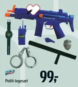 Føtex Action Zone Politi-legesæt tilbud