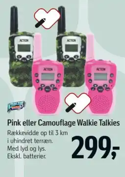 Føtex Action Walkie Talkies tilbud
