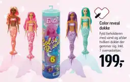 Føtex Barbie Color Reveal dukke tilbud