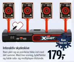 Føtex Xshot interaktiv skydeskive tilbud